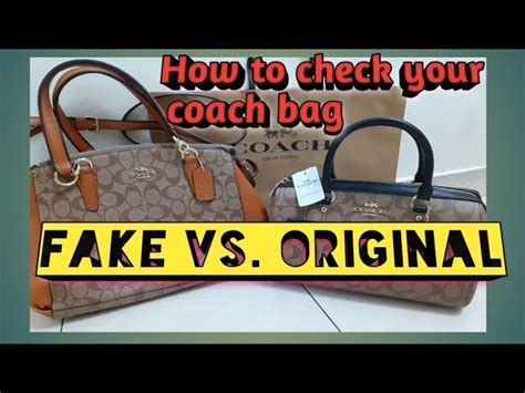 how to know if coach bag is real or fake|coach authenticity check serial number.